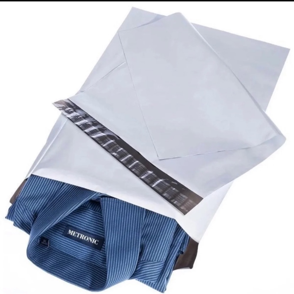 10 white poly mailers envelope/ bag